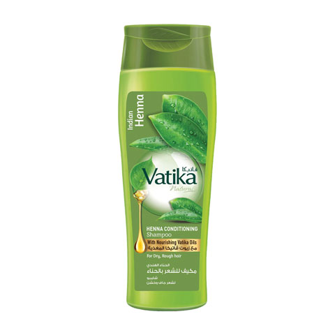Dabur Vatika Naturals Indian Henna Conditioning Shampoo For Dry Rough Hair 400ml