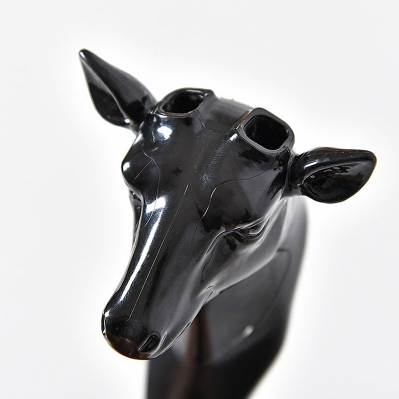 Deer Head Wall Hooks - Black
