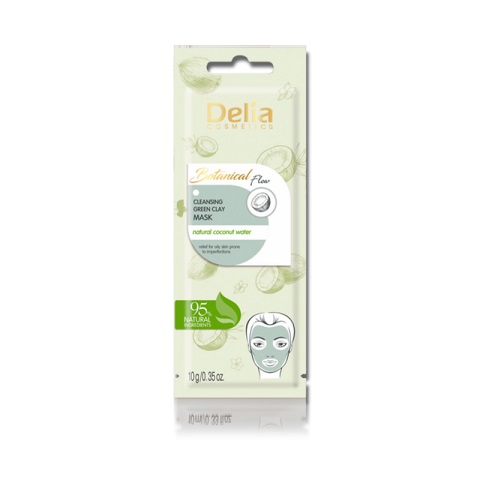 Delia Cosmetics Botanical Flow Cleansing Green Clay Mask 10g