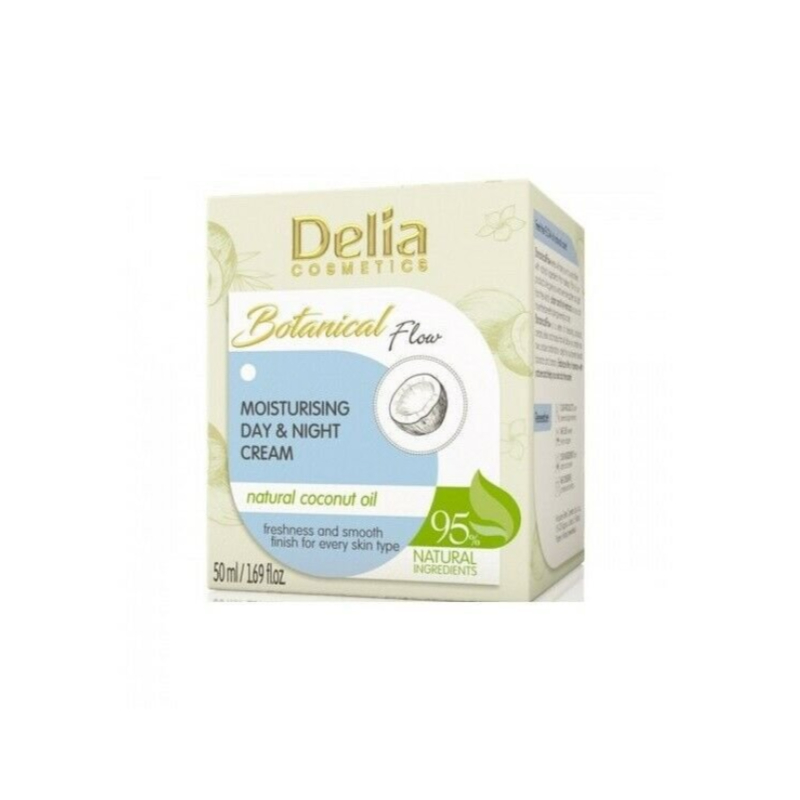 Delia Cosmetics Botanical Flow Moisturising Day & Night Cream 50ml