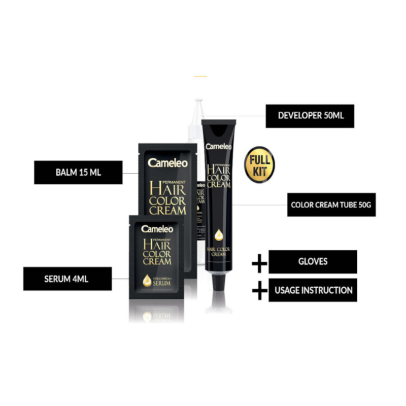 Delia Cosmetics Cameleo Permanent Hair Color Cream - 5.4 Chestnut
