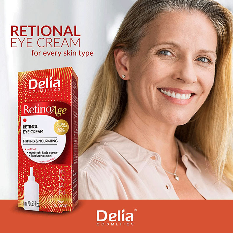 Delia Cosmetics Retino Age Firming & Nourishing Retinol Eye Cream 15ml