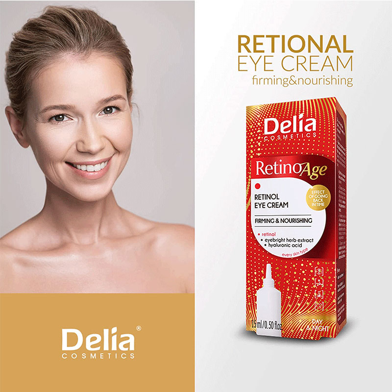 Delia Cosmetics Retino Age Firming & Nourishing Retinol Eye Cream 15ml