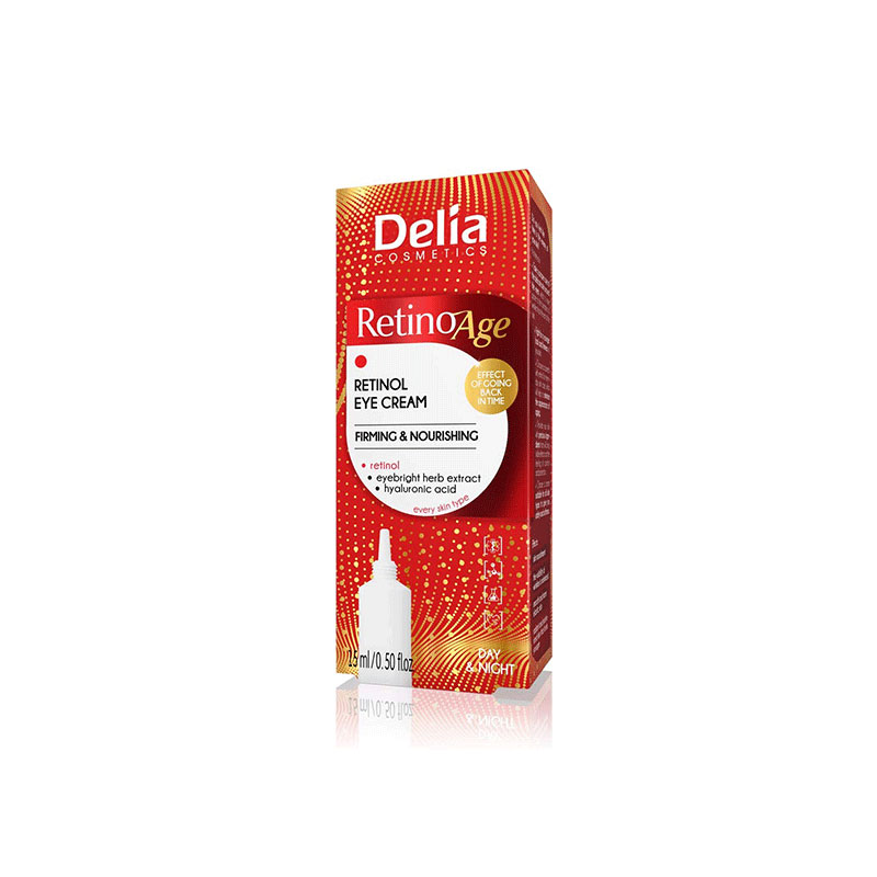 Delia Cosmetics Retino Age Firming & Nourishing Retinol Eye Cream 15ml