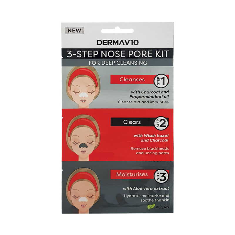 Derma V10 3 Step Nose Pore Kit