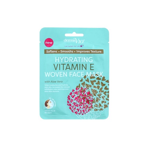 Derma V10 Hydrating Vitamin E Woven Face Mask With Aloe Vera