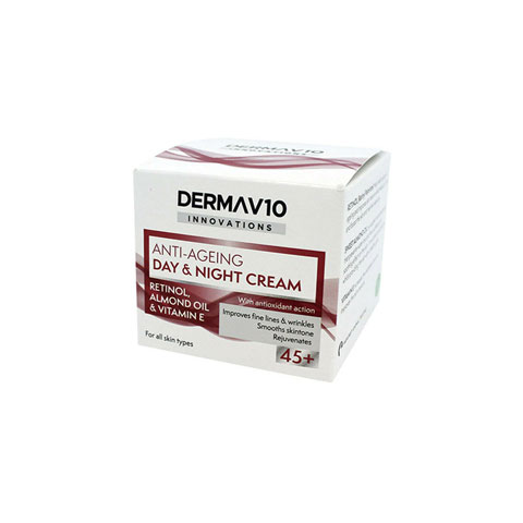 Derma V10 Innovations 45+ Anti Ageing Day & Night Cream 50ml