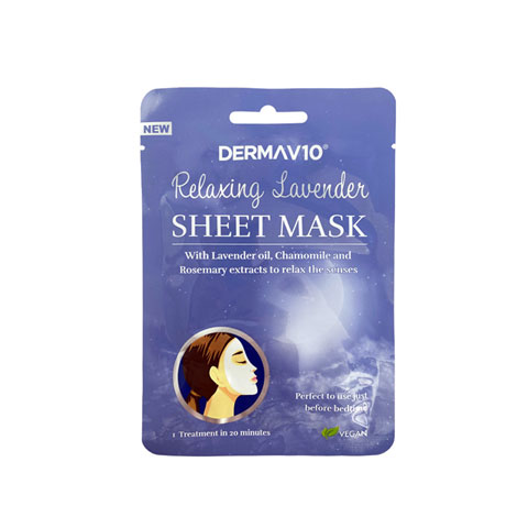 Derma V10 Lavender Sheet Mask