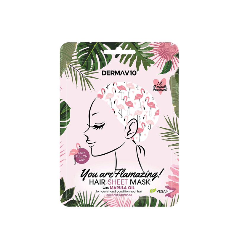 Derma V10 You’re Flamazing Hair Sheet Mask