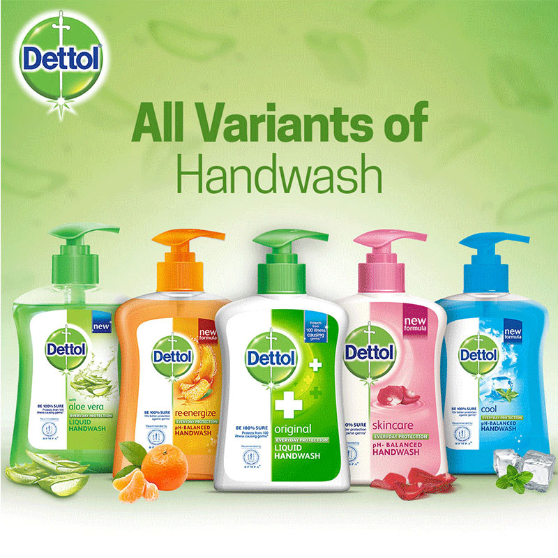 Dettol Aloe Vera Everyday Protection Liquid Hand Wash 200ml