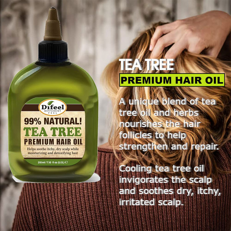 Difeel Premium Natural Tea Tree Hair Oil 75ml