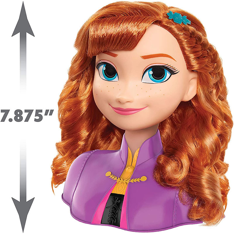 Disney Frozen II Anna Styling Head - 14 Pieces