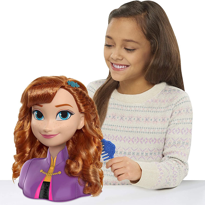 Disney Frozen II Anna Styling Head - 14 Pieces
