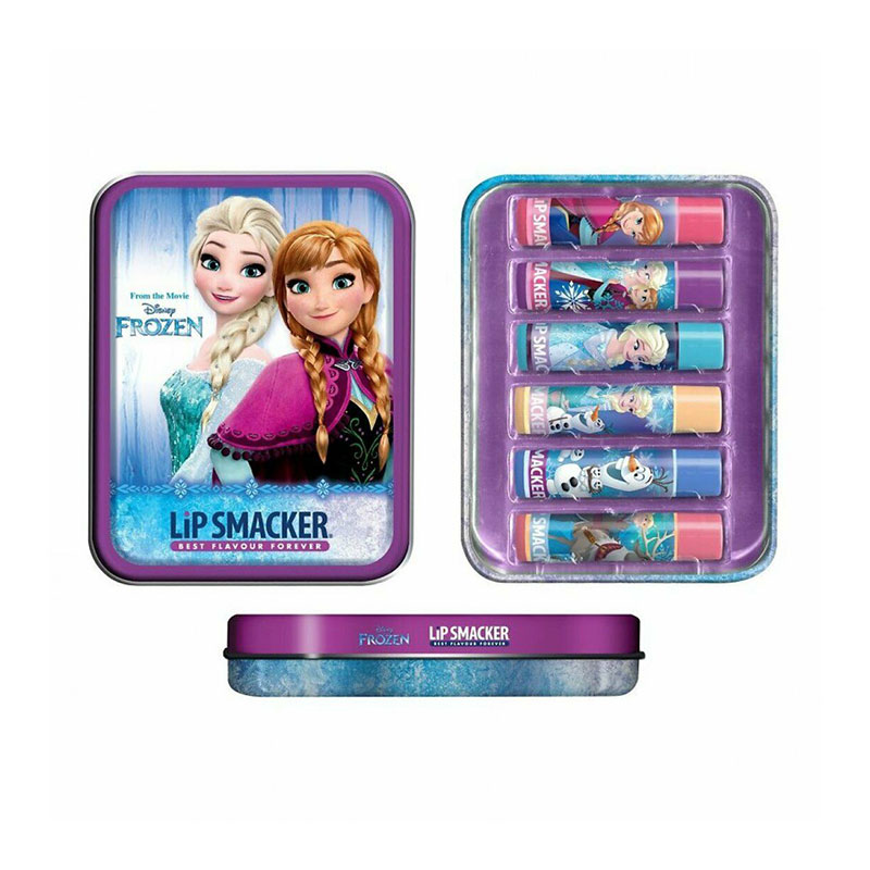 Disney Frozen Lip Smacker Tin Pack - 6pcs