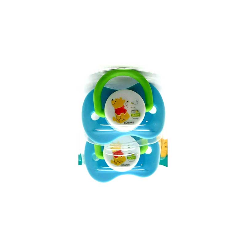 Disney Winnie The Pooh Baby Soothers 3m+ - Blue