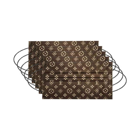 Disposable Face Mask LV Style - 5pcs Combo (A)