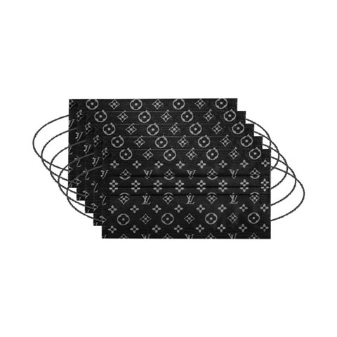 Disposable Face Mask LV Style - 5pcs Combo (C)
