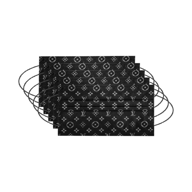 Disposable Face Mask LV Style - 5pcs Combo (C)