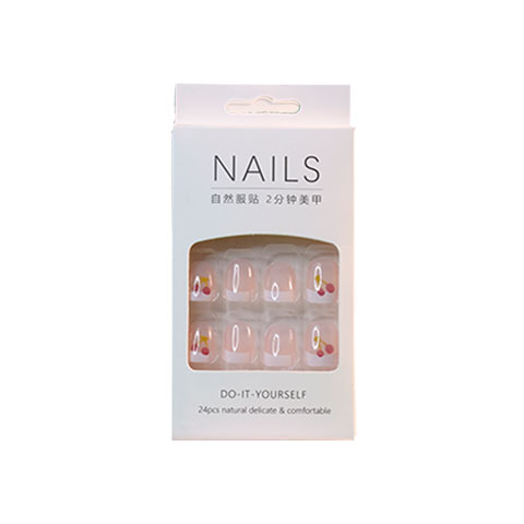 Do It Yourself 24pcs False Nails - Cherry & Pink (433)