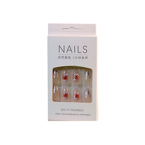 Do It Yourself 24pcs False Nails - Sparkling Cloud (416)