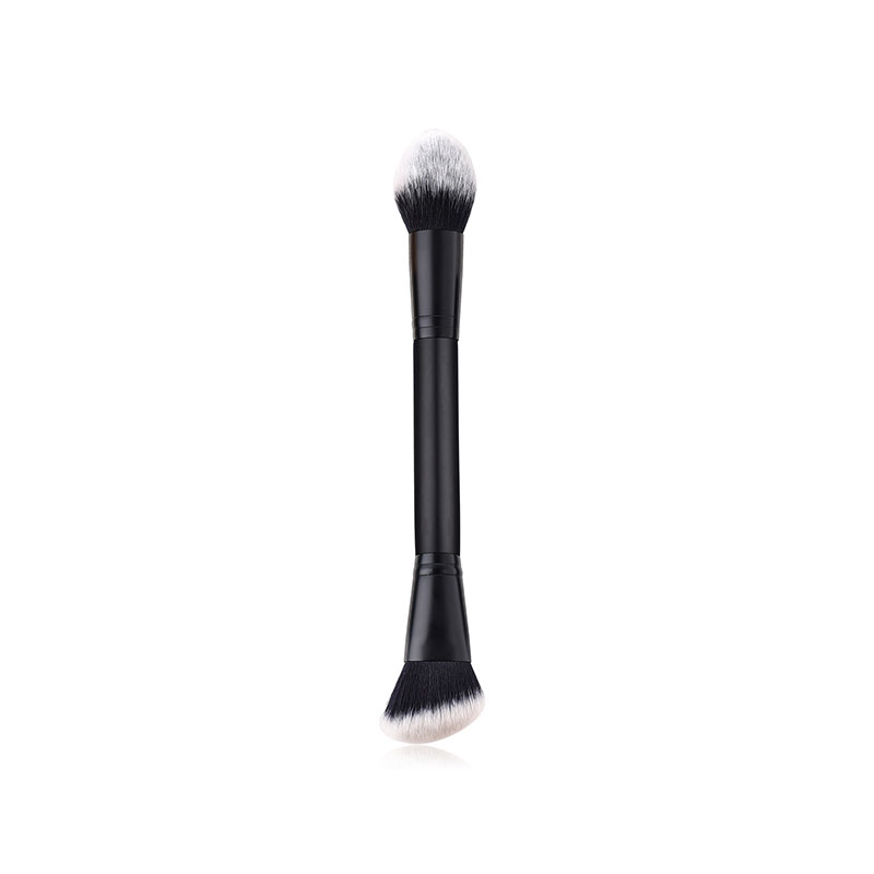 Double Ended Makeup Brush - Black