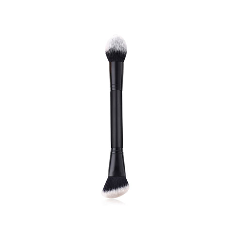 Double Ended Makeup Brush - Black