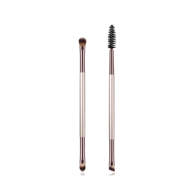 Double Head Eyeshadow & Eyebrow Dual-sided Makeup Brushes Set