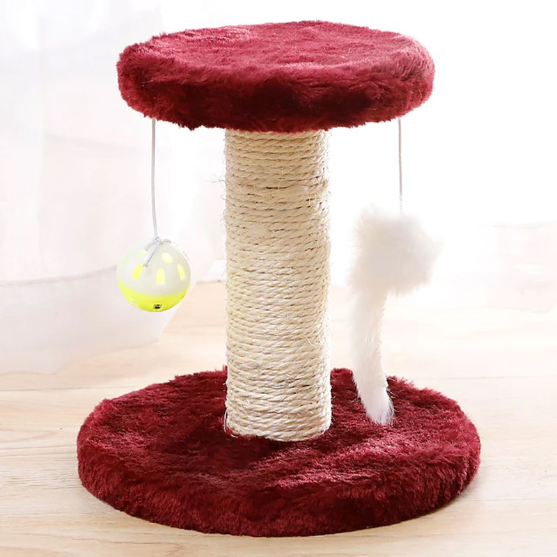 Double Layer Double Hanging Ball Mouse Plush Cat Climbing Frame