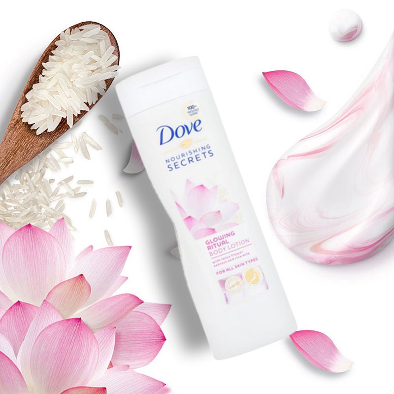 Dove Body Love Glowing Care Body Lotion For All Skin Types 400ml