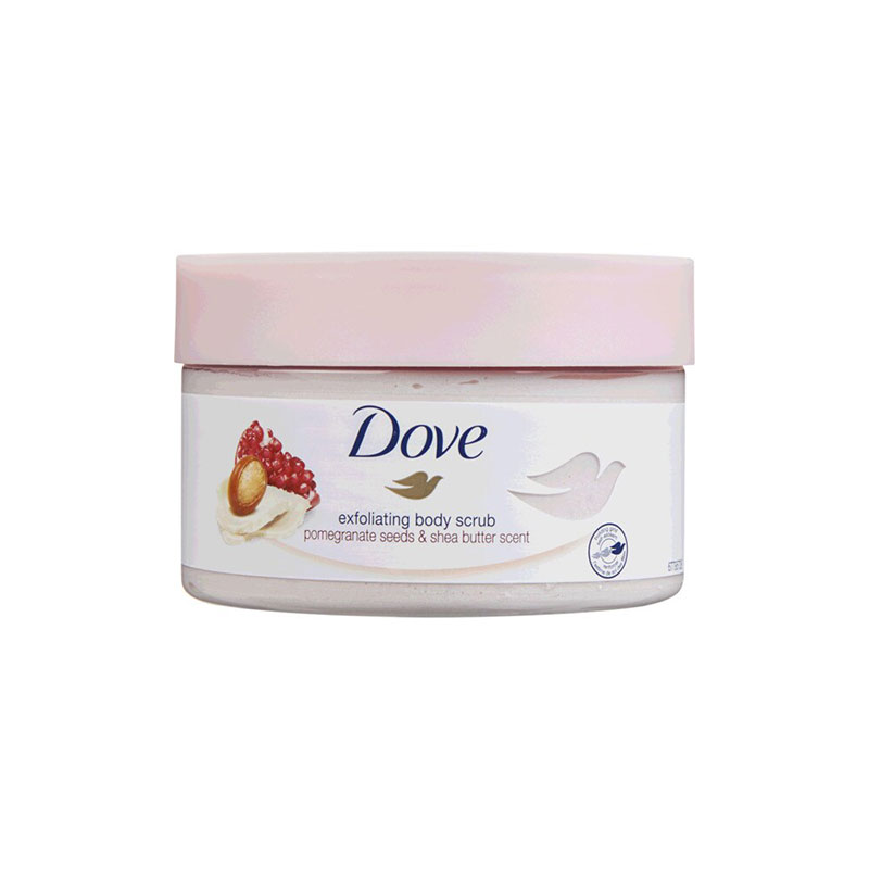 Dove Exfoliating Pomegranate Seeds & Shea Butter Scent Body Scrub 225ml