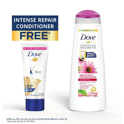 Dove Healthy Ritual for Growing Hair Shampoo 330ml - UBL