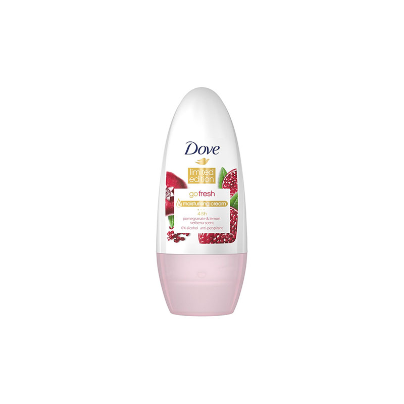 Dove Limited Edition Go Fresh Pomegranate & Lemon Verbena Scent Deodorant Roll On 50ml