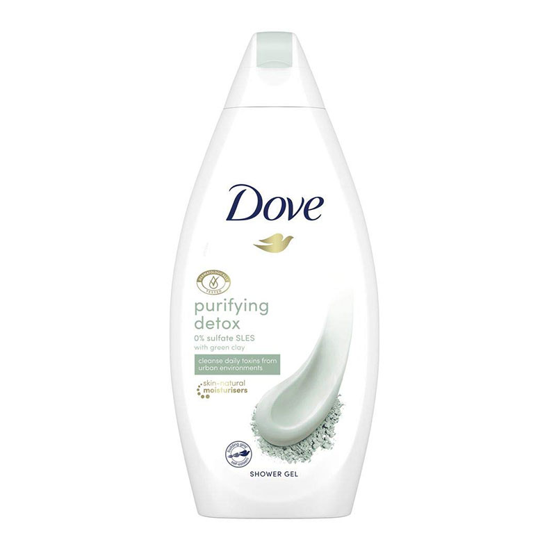 Dove Purifying Detox Green Clay Shower Gel 500ml