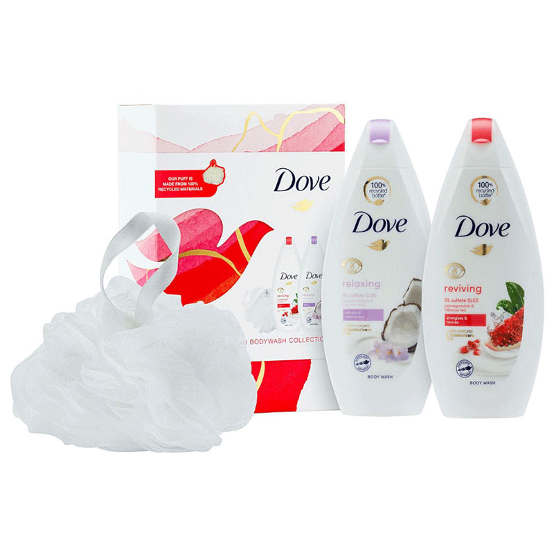Dove Radiantly Refreshing Body Wash Collection Gift Set (7655)