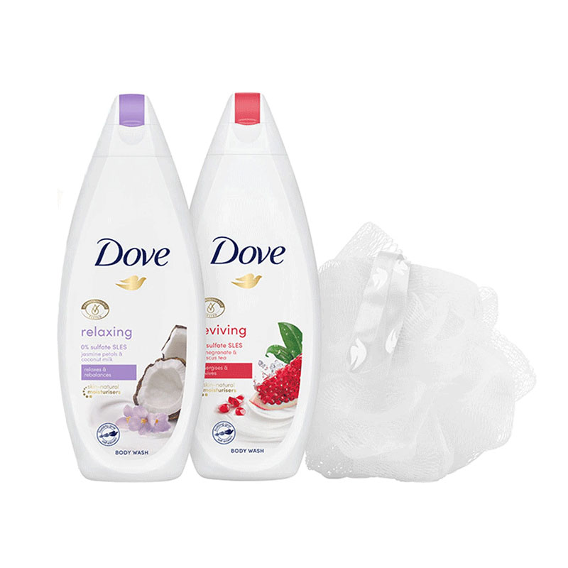 Dove Radiantly Refreshing Body Wash Collection Gift Set (7655)