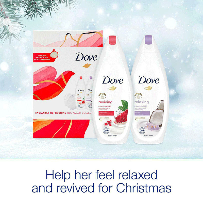 Dove Radiantly Refreshing Body Wash Collection Gift Set (7655)
