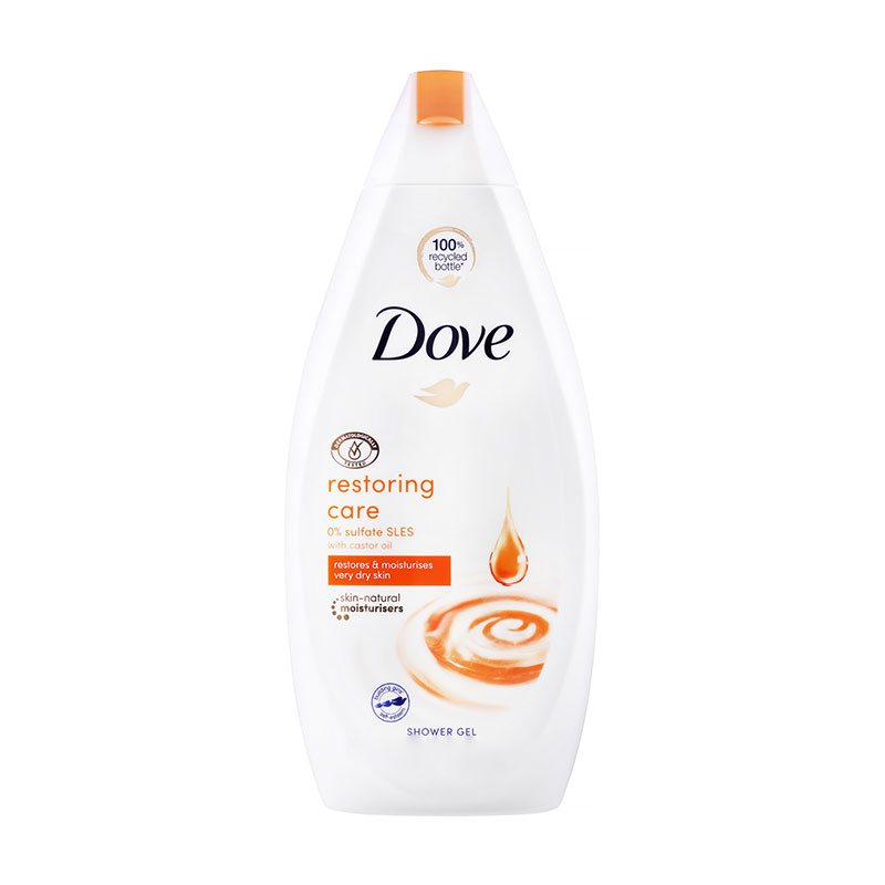 Dove Restoring Care with Castor Oil Shower Gel 500ml