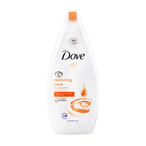 Dove Restoring Care with Castor Oil Shower Gel 500ml