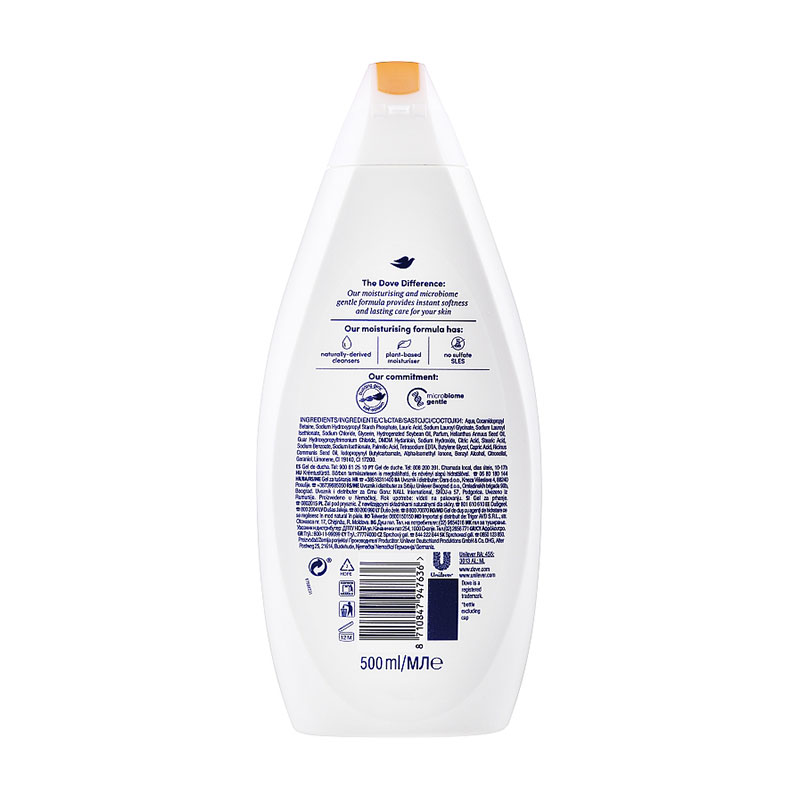 Dove Restoring Care with Castor Oil Shower Gel 500ml