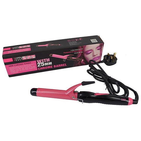 DSP Hair Curling Tongs With 25mm Chrome Barrel