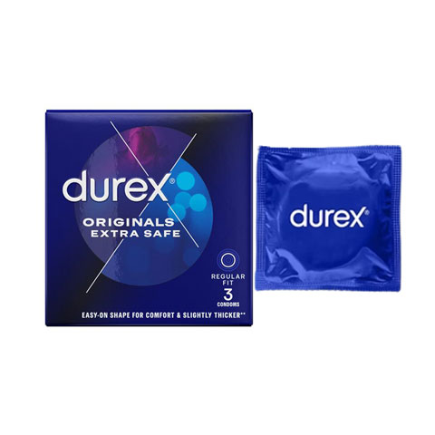 Durex Originals Extra Safe Regular Fit Condom - 3pcs