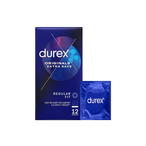 Durex Originals Extra Safe Regular Fit Condom - 12pcs