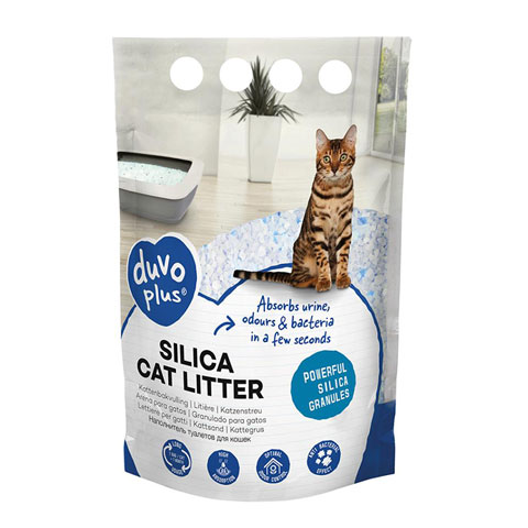 Duvo Plus Silica Litter for Cats 5L