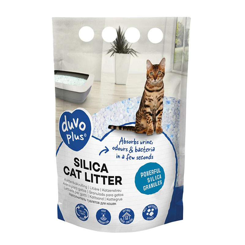 Duvo Plus Silica Litter for Cats 5L