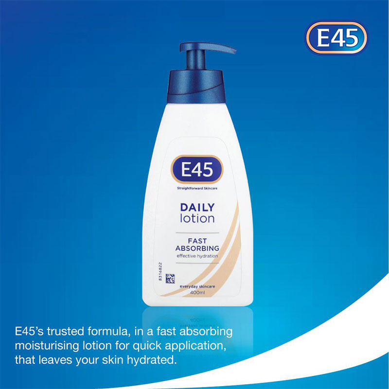 E45 Fast Absorbing Daily Lotion 400ml