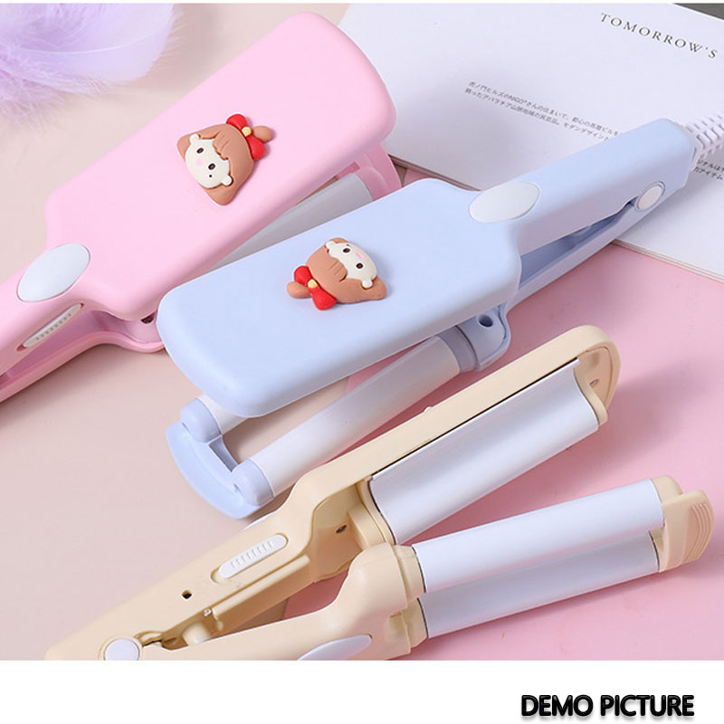 Egg Roll Head Curling Stick Wave Pattern Hair Curler - Blue (87)