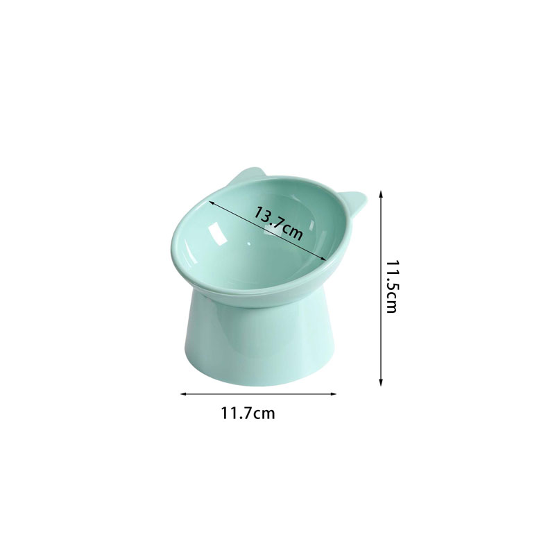 Elevated Raised Water Food Bowl For Cat & Dog - Paste