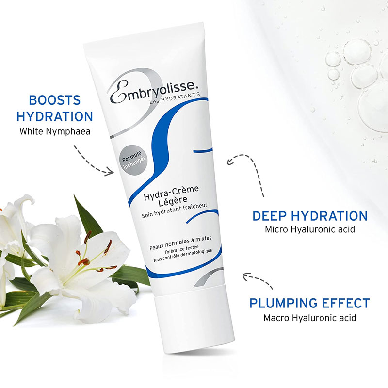 Embryolisse Light Hydra-creme Normal To Combination Skin 40ml