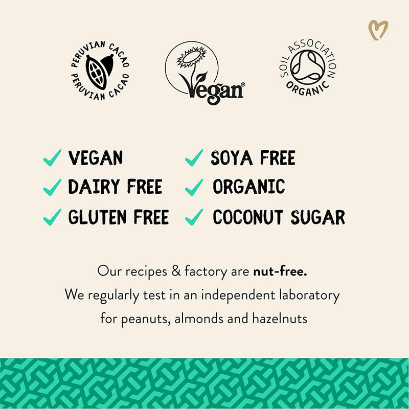Enjoy Organic Dark Chocolate Bar 70g - Mint Filled