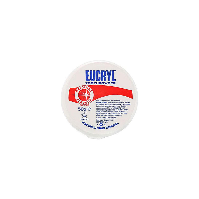 Eucryl Powerful Stain Removal Original Flavour Tooth Powder 50ml
